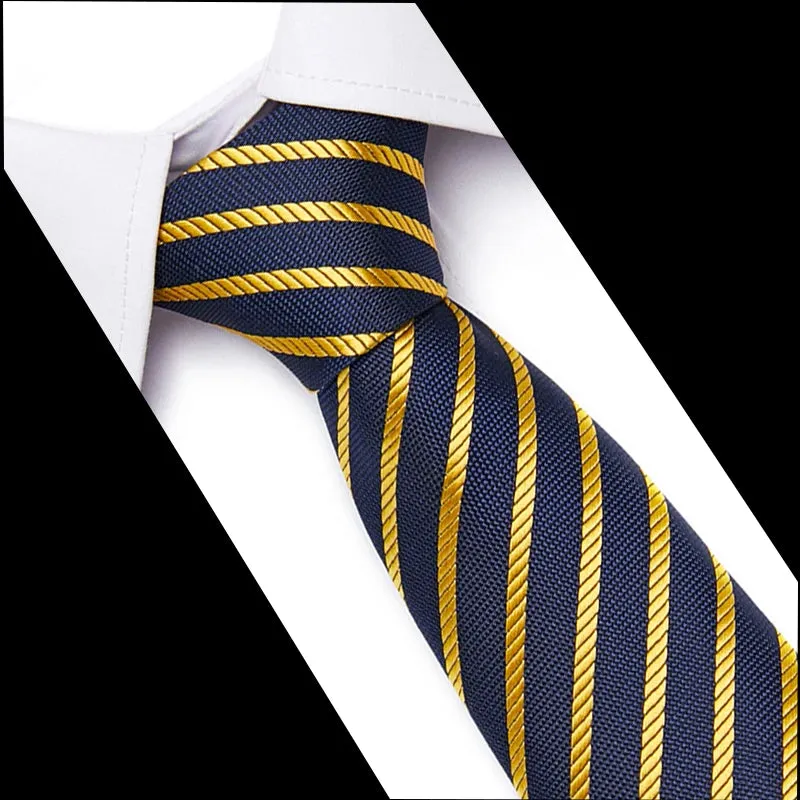 Handmade Blue Red Striped Dot Tie for Men