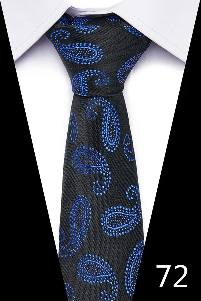 Handmade Blue Red Striped Dot Tie for Men