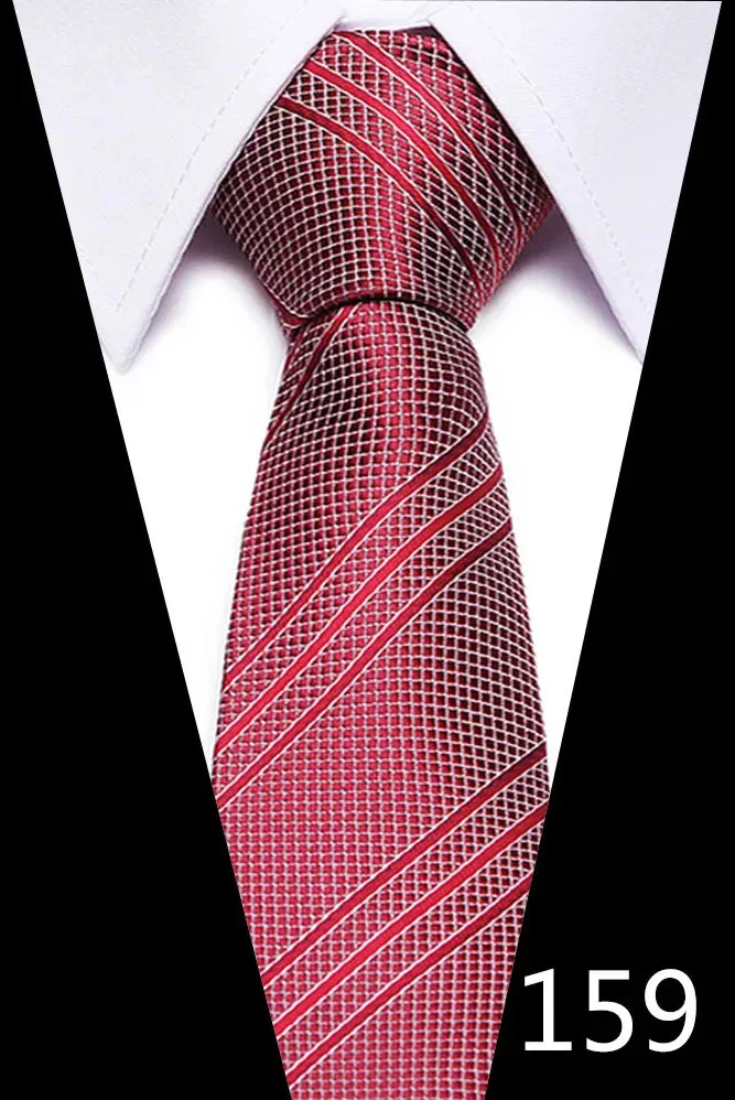 Handmade Blue Red Striped Dot Tie for Men
