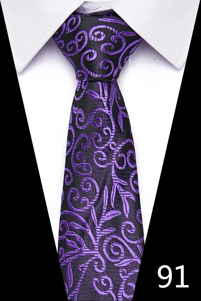 Handmade Blue Red Striped Dot Tie for Men