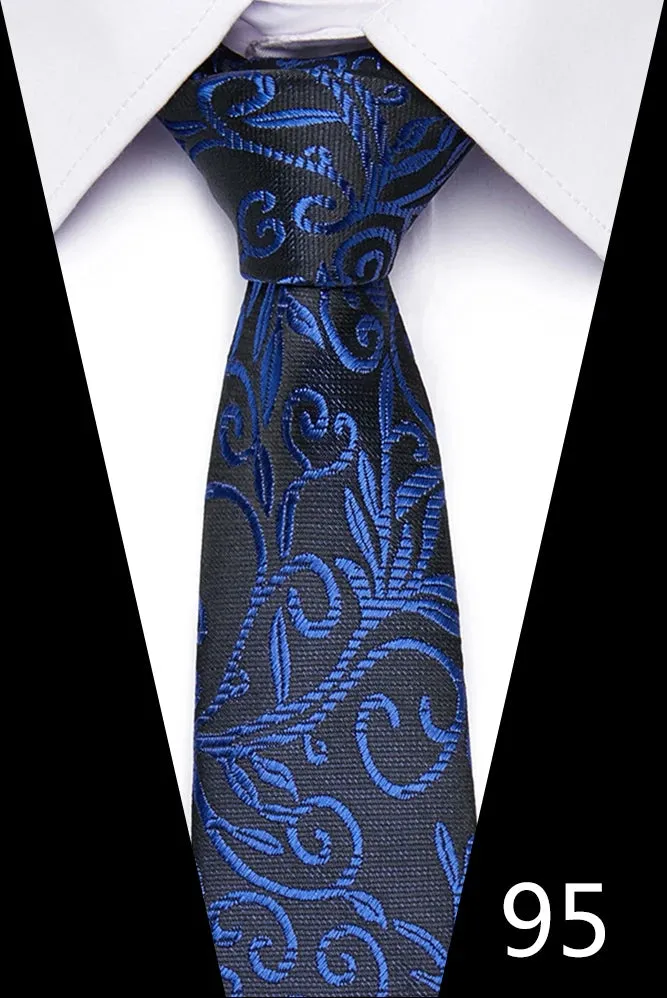 Handmade Blue Red Striped Dot Tie for Men