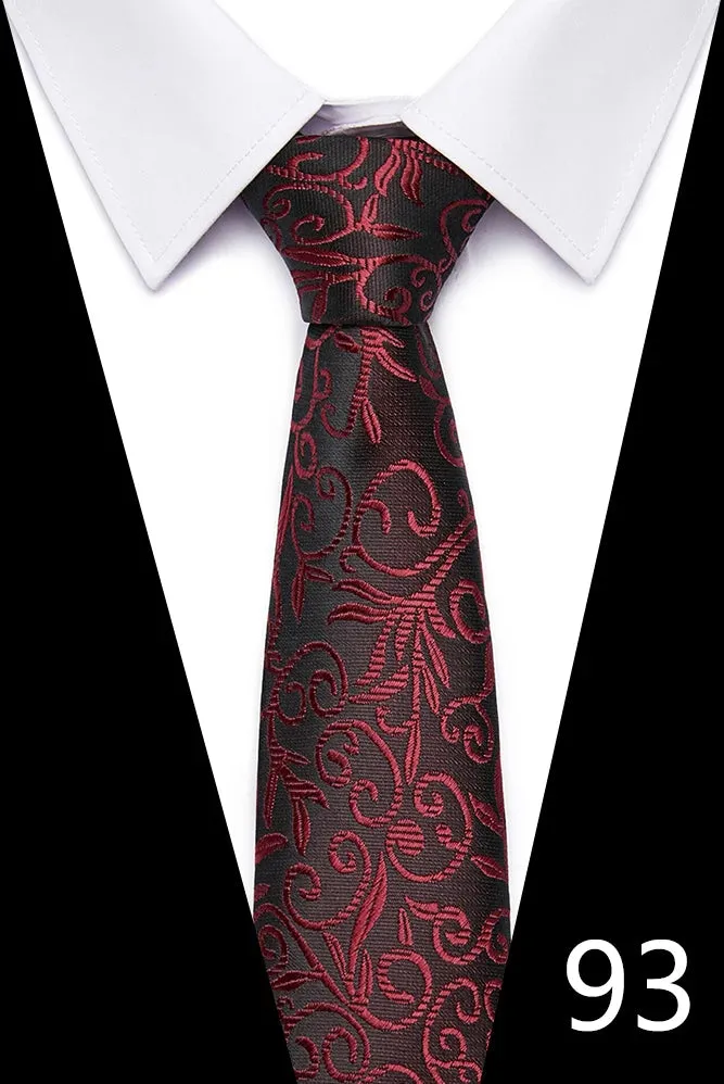 Handmade Blue Red Striped Dot Tie for Men