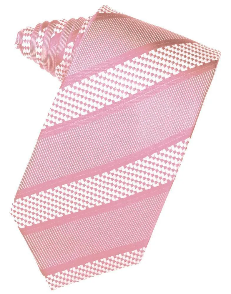 Harvest Maize Venetian Pin Dot Striped Necktie
