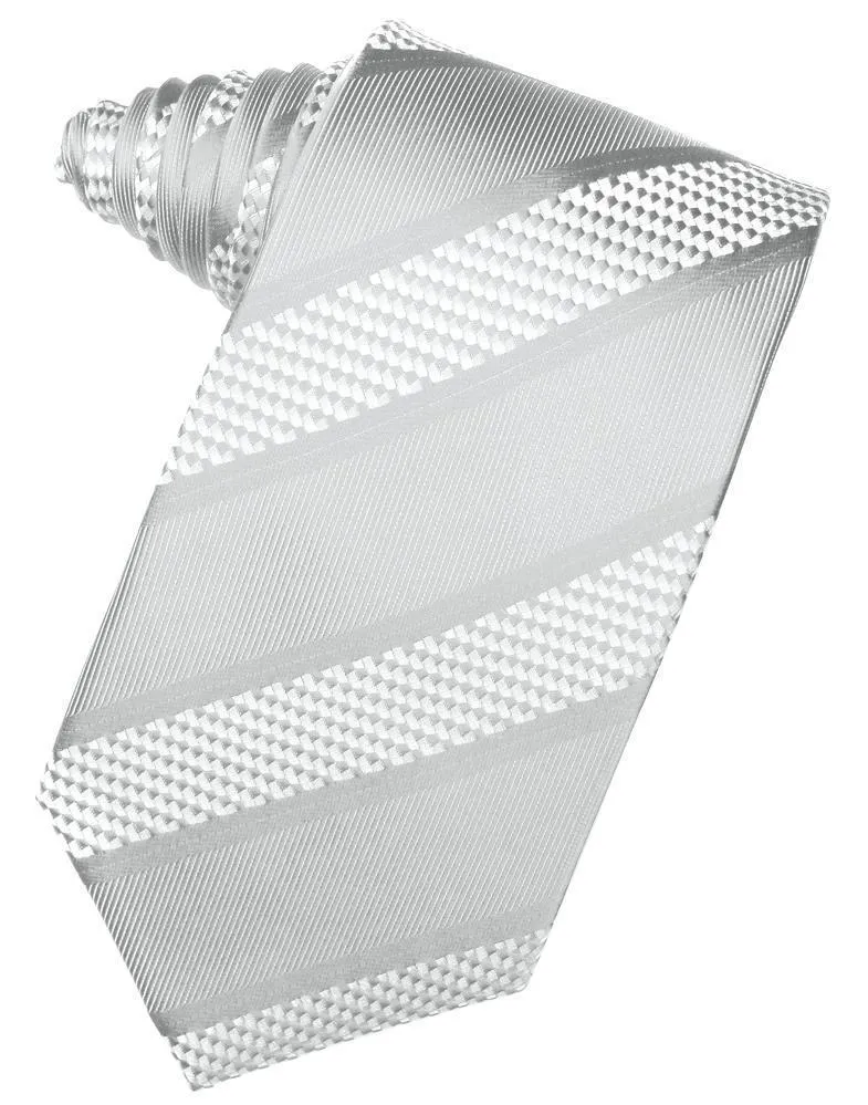 Harvest Maize Venetian Pin Dot Striped Necktie