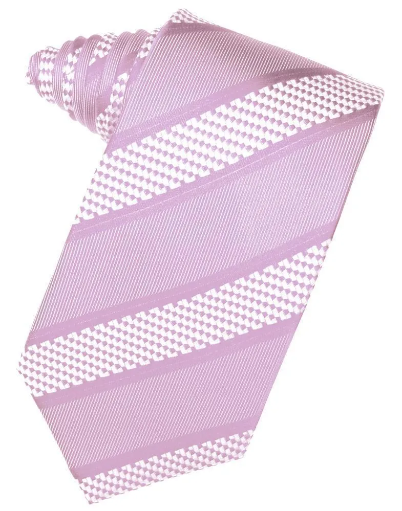Harvest Maize Venetian Pin Dot Striped Necktie