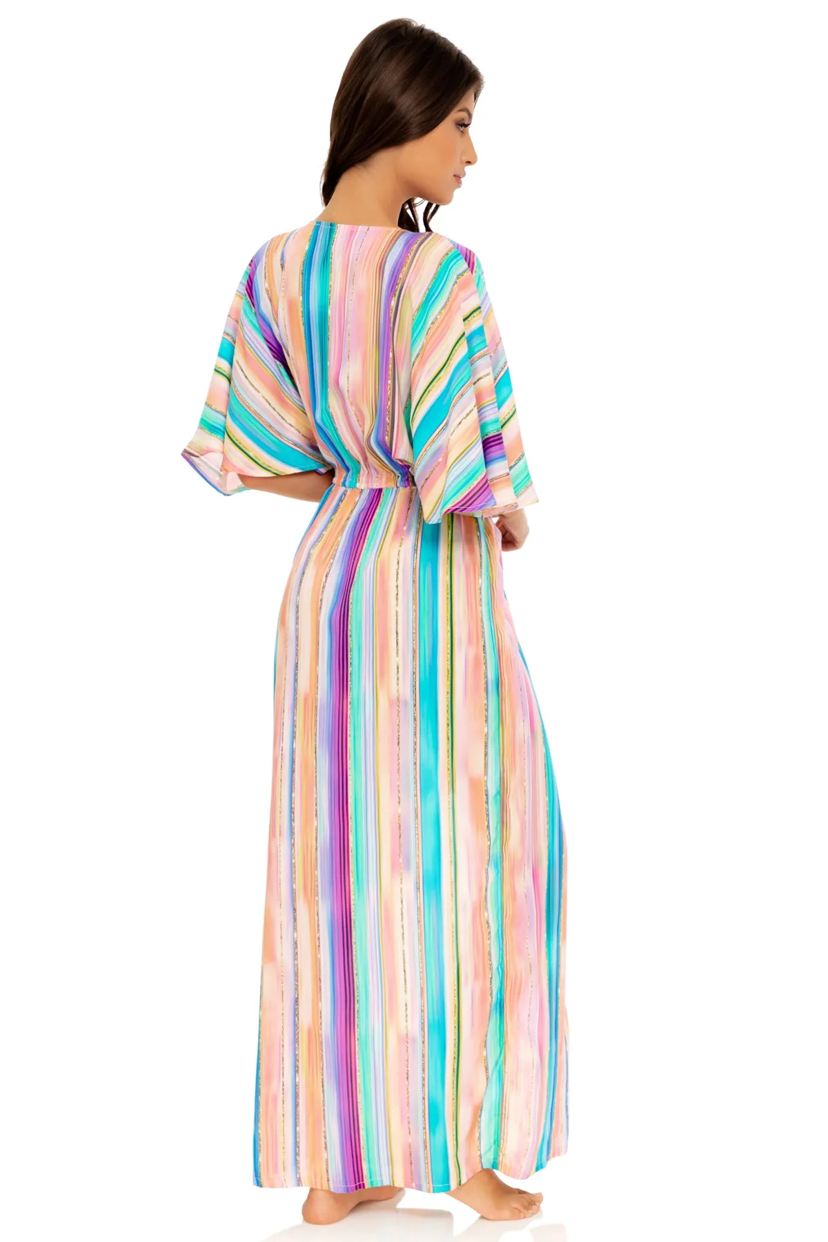 HEAT WAVES - Long Open Tunic • Multicolor