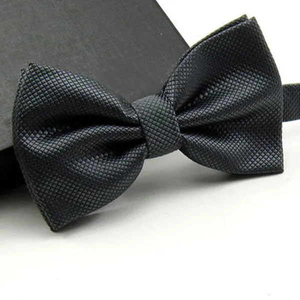 High Quality Men Fashion Solid Bowtie Wedding Butterfly Bow Tie Novelty Tuxedo Adjustable Necktie Yellow/Dark Green/Grass Green