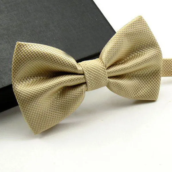 High Quality Men Fashion Solid Bowtie Wedding Butterfly Bow Tie Novelty Tuxedo Adjustable Necktie Yellow/Dark Green/Grass Green