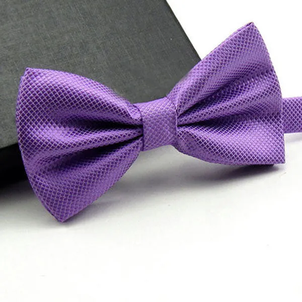 High Quality Men Fashion Solid Bowtie Wedding Butterfly Bow Tie Novelty Tuxedo Adjustable Necktie Yellow/Dark Green/Grass Green