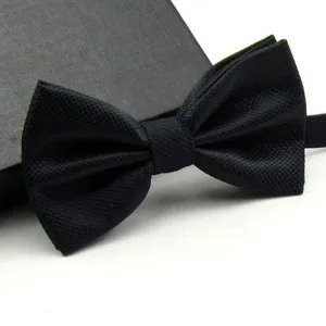 High Quality Men Fashion Solid Bowtie Wedding Butterfly Bow Tie Novelty Tuxedo Adjustable Necktie Yellow/Dark Green/Grass Green