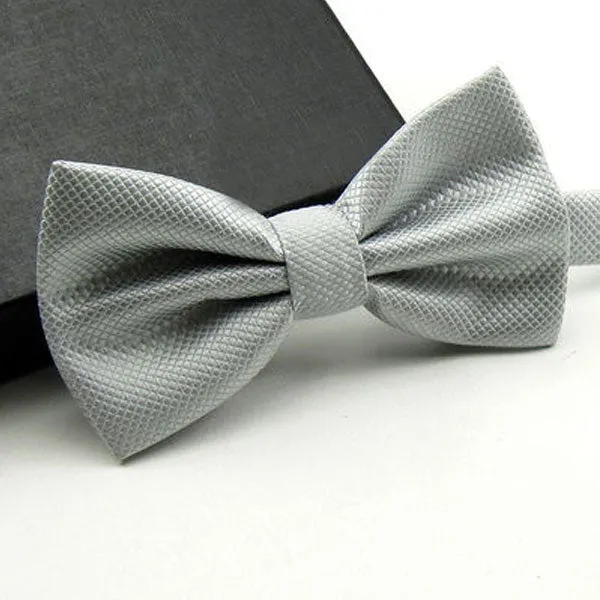 High Quality Men Fashion Solid Bowtie Wedding Butterfly Bow Tie Novelty Tuxedo Adjustable Necktie Yellow/Dark Green/Grass Green