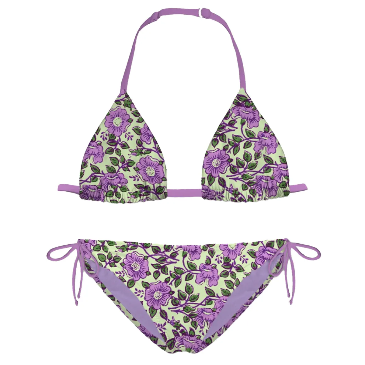 Holly Purple Floral Bikini