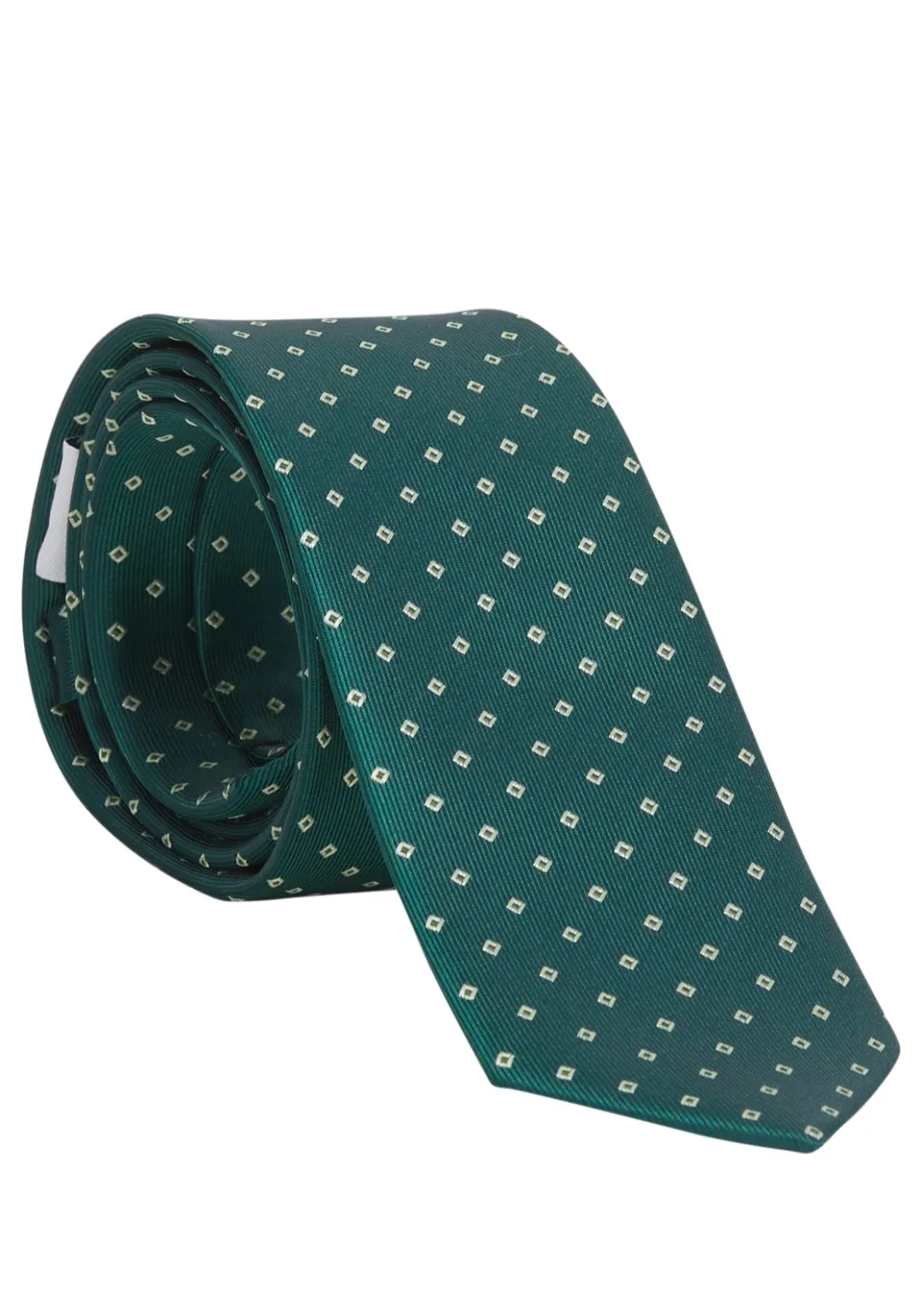 Hunter Green Pattern Necktie