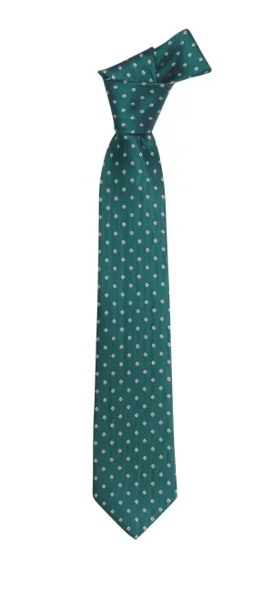Hunter Green Pattern Necktie