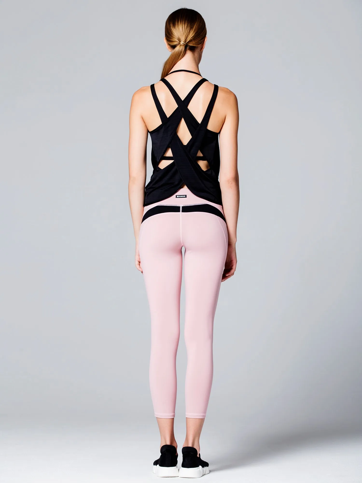 INCEPTION ANKLE CROPS 2.0, BLUSH/BLACK