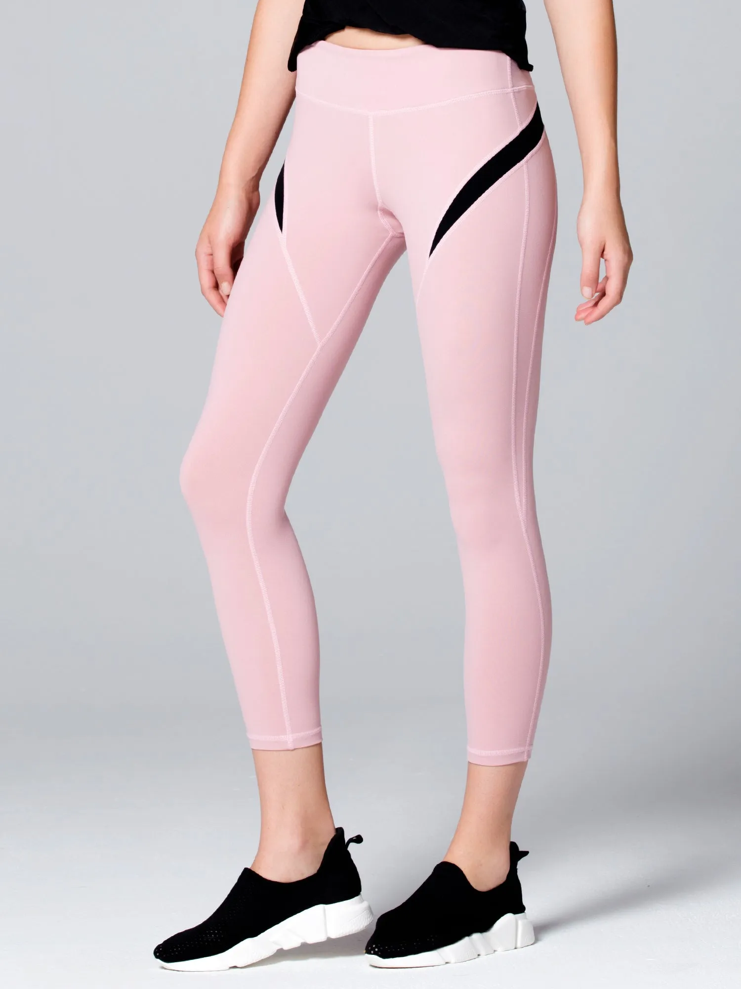 INCEPTION ANKLE CROPS 2.0, BLUSH/BLACK