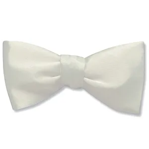Ivory Charmeuse - Dog Bow Ties