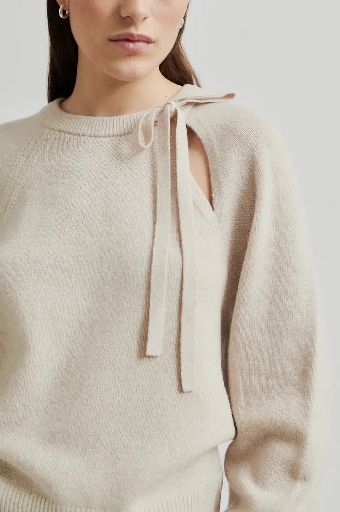 Joline O-Neck Knit - Pumice Stone