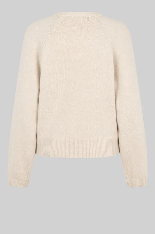 Joline O-Neck Knit - Pumice Stone