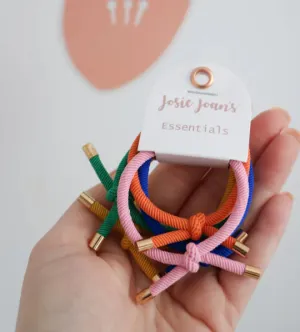 Josie Joan's Hair Tie Essentials Set of 5 | Bright Blake