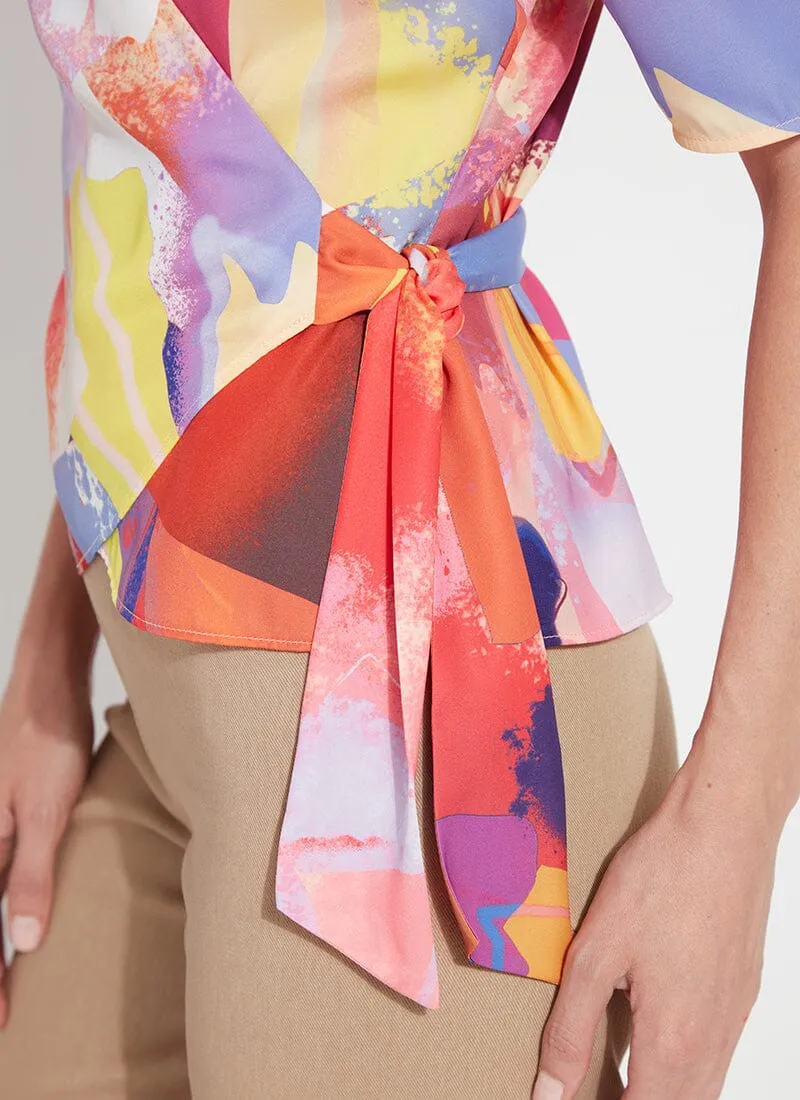 Juno Front Tie Wrap Top
