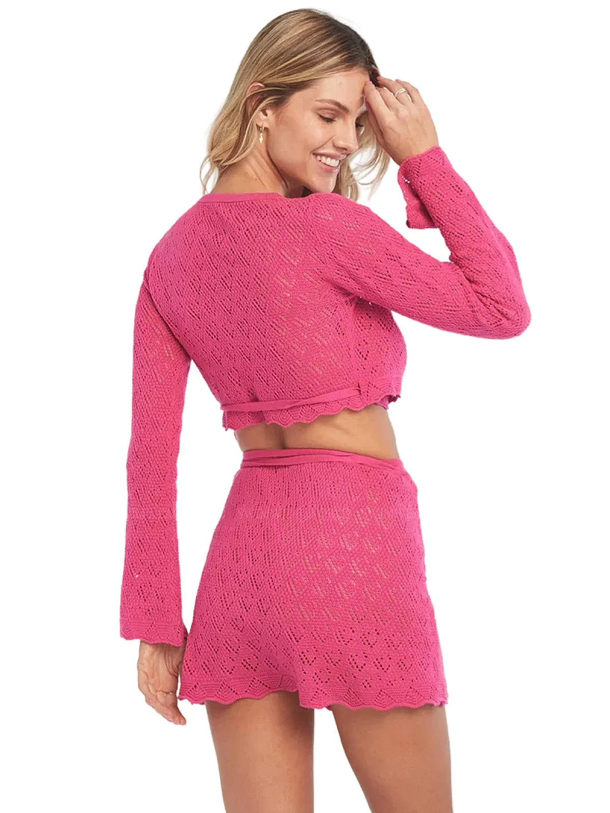 Kaia Knitted Blouse-Kaia Knitted Skirt