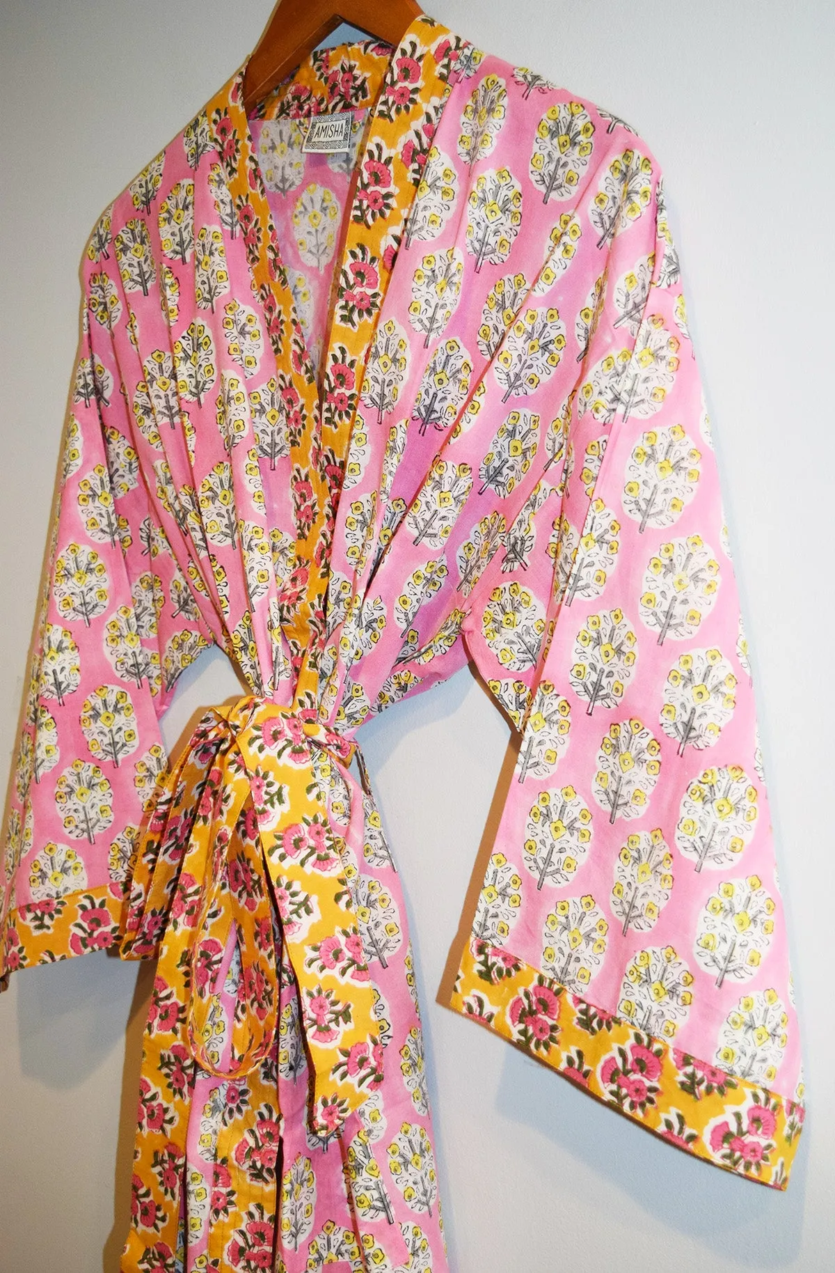 Kerala Short Robe | Pink