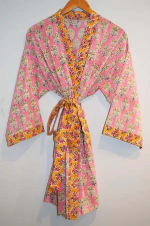 Kerala Short Robe | Pink
