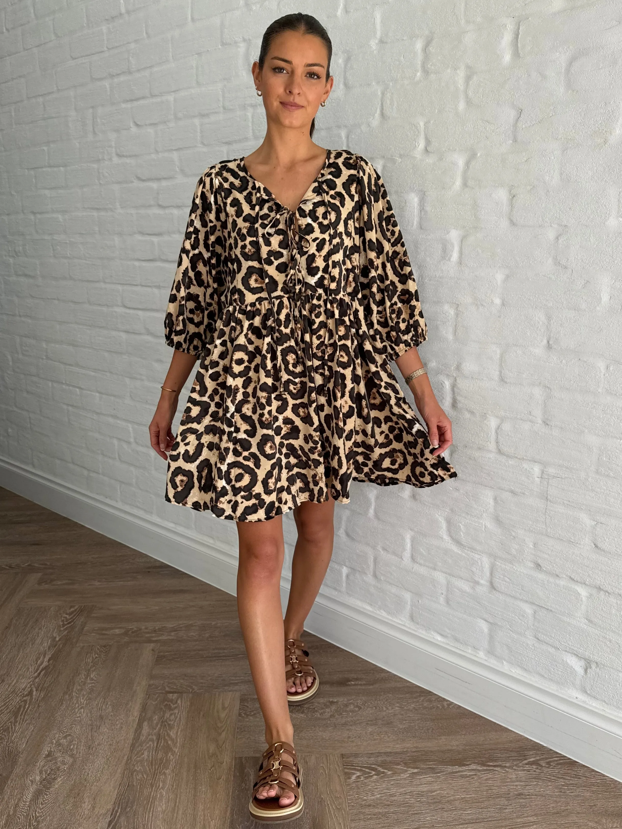 Kiki Leopard Dress