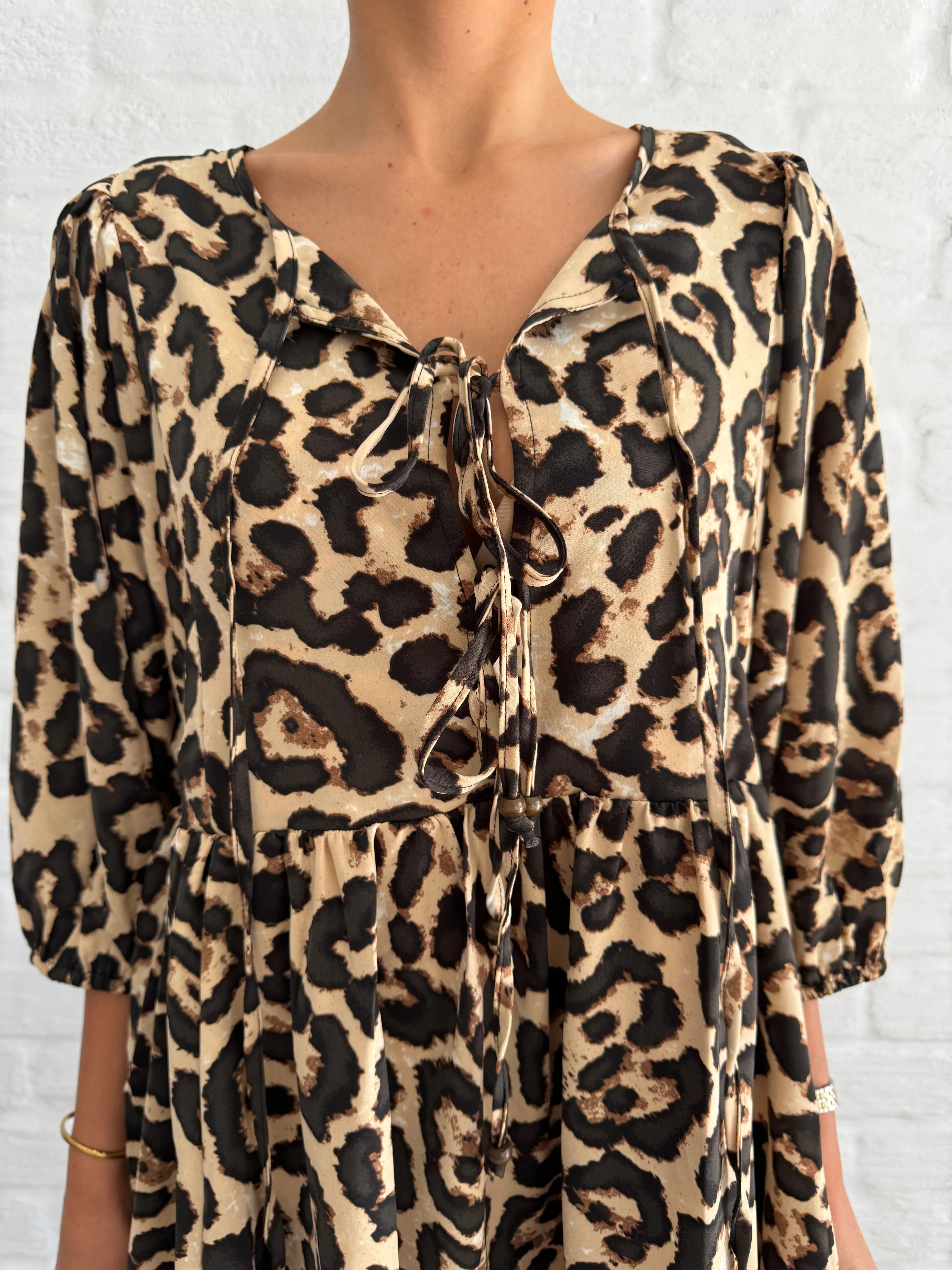 Kiki Leopard Dress