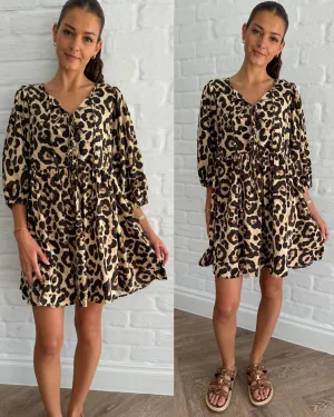 Kiki Leopard Dress