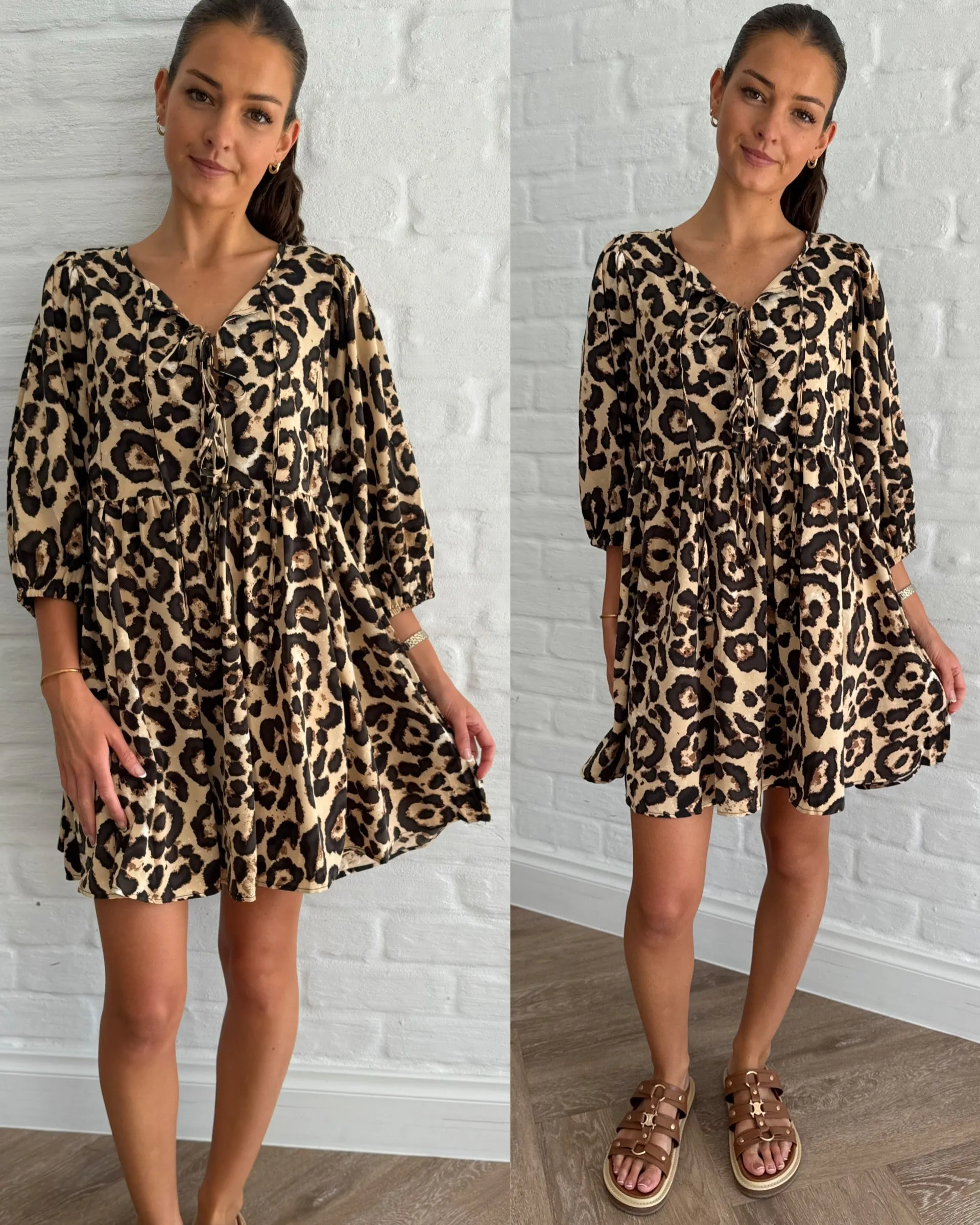 Kiki Leopard Dress