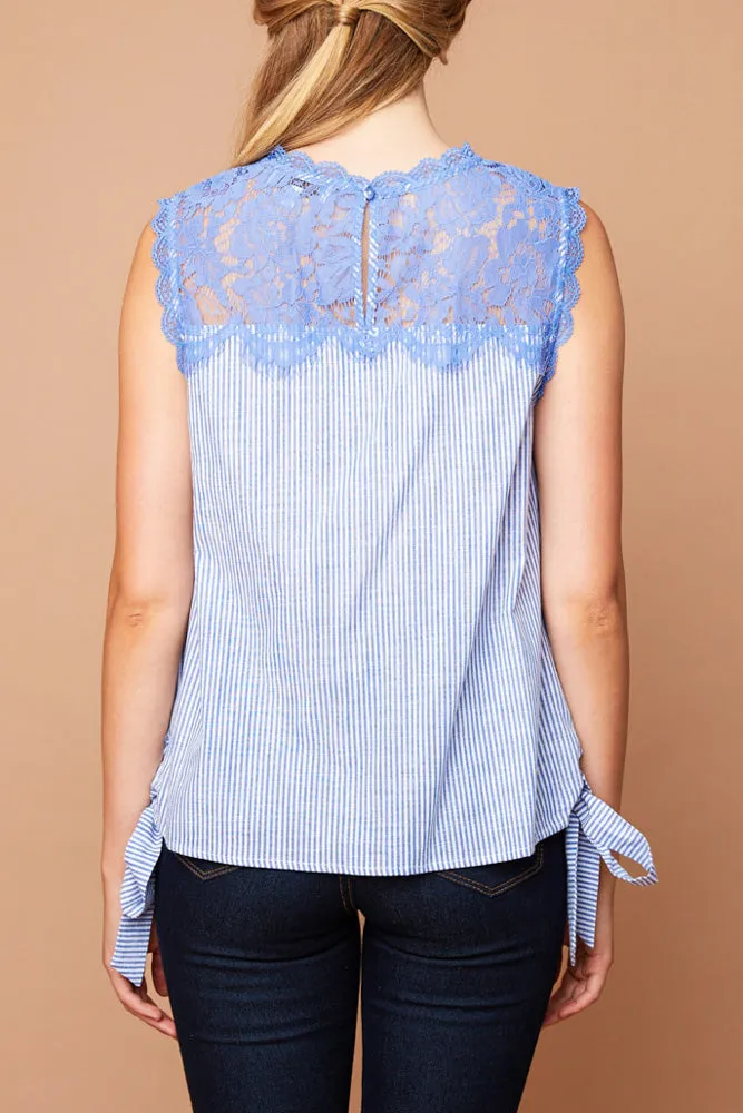 Lace Detail Sleeveless Blouse (Mother: Mommy and Me)