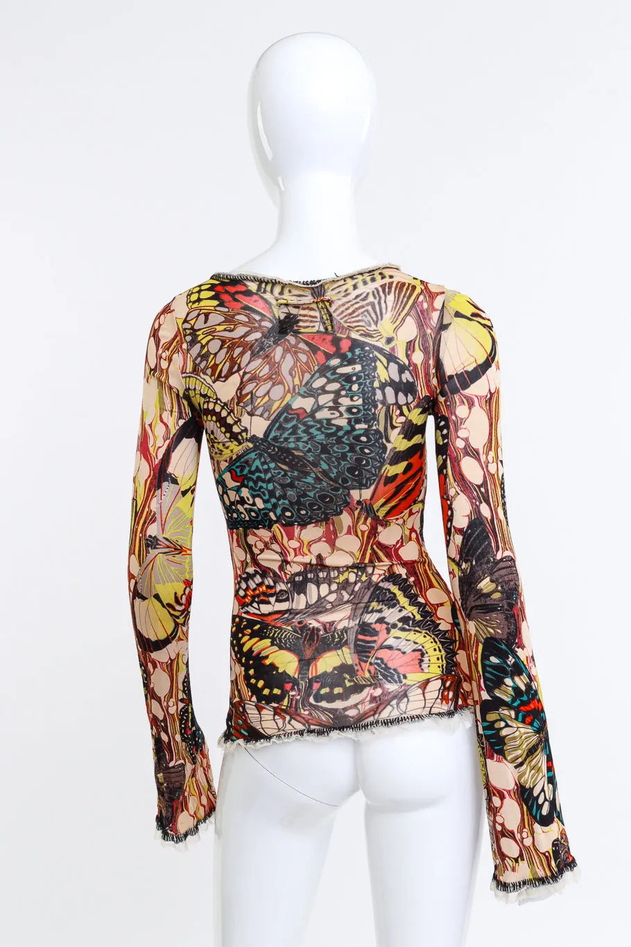 Lace Up Butterfly Top