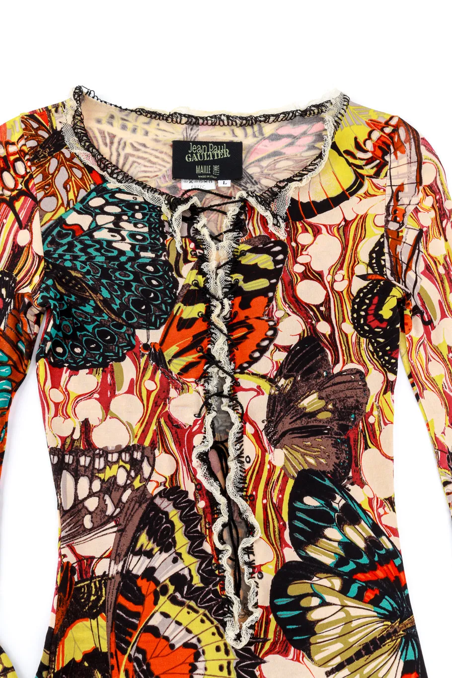 Lace Up Butterfly Top