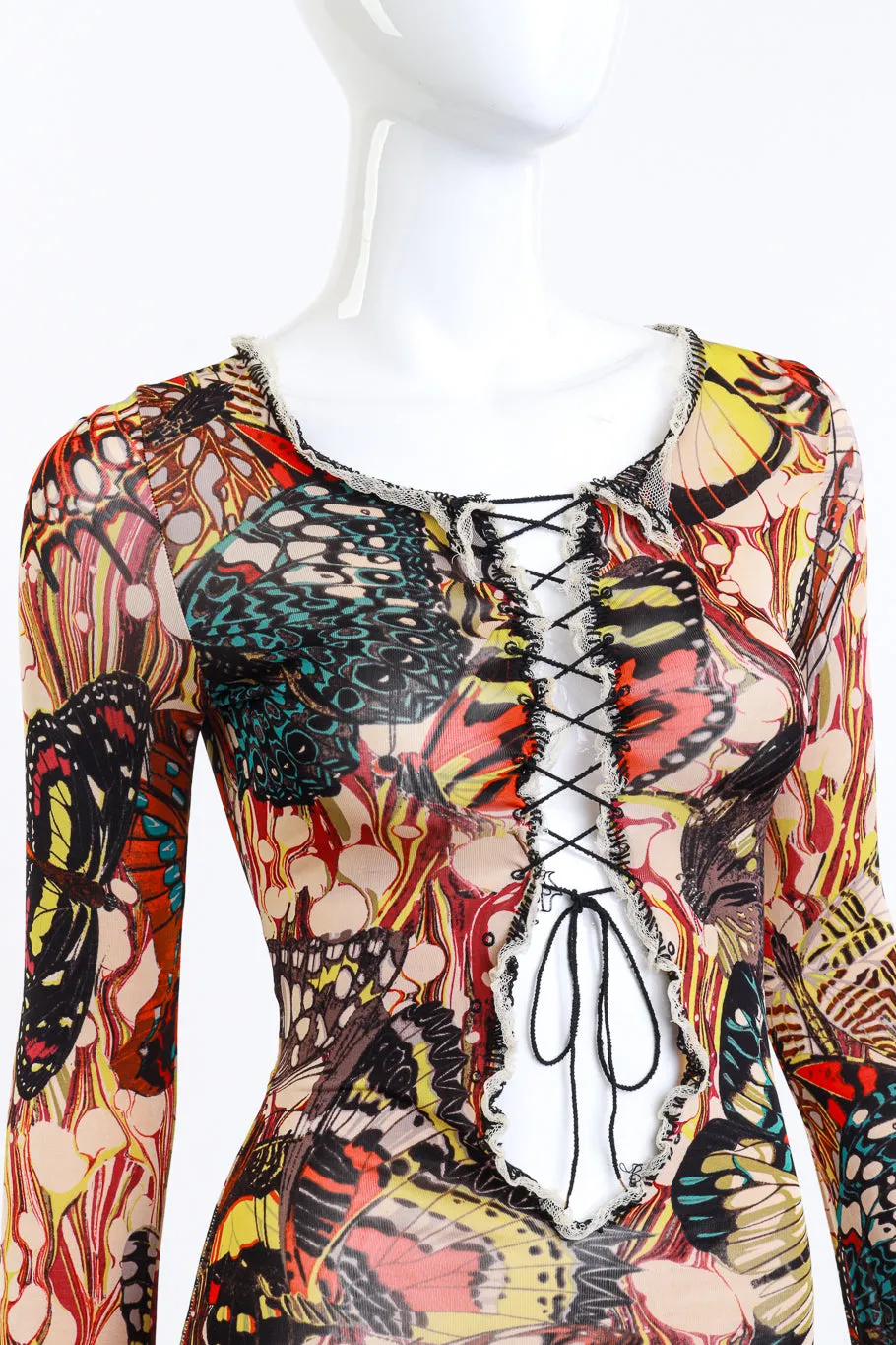 Lace Up Butterfly Top