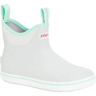 LADIES XTRATUF 6IN ANKLE DECK BOOT - GRY