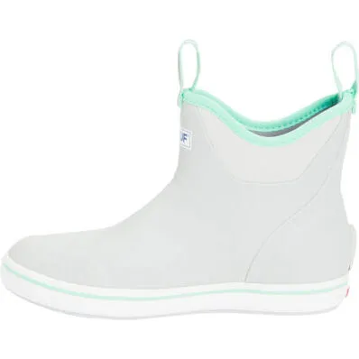 LADIES XTRATUF 6IN ANKLE DECK BOOT - GRY