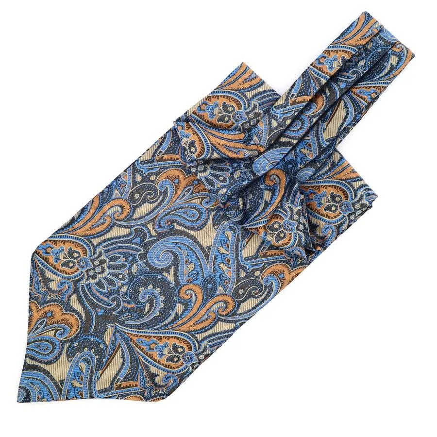 Large Teardrop Paisley Ascot Tie