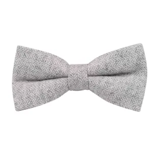 Laurie Grey Tweed Bow Tie