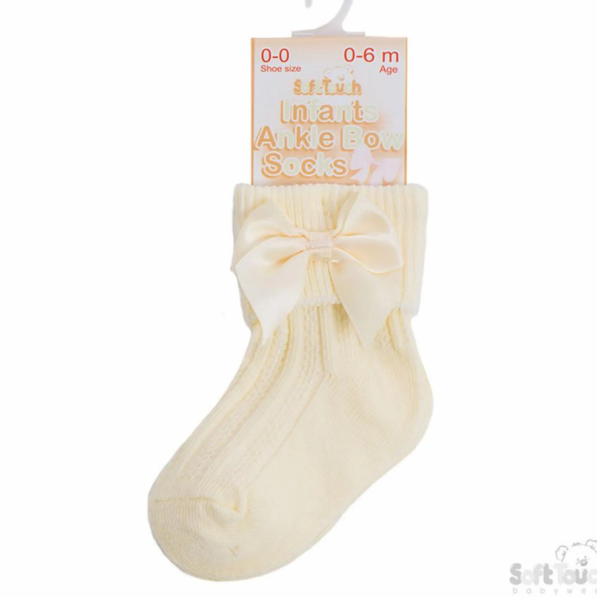 Lemon Bow Ankle Socks