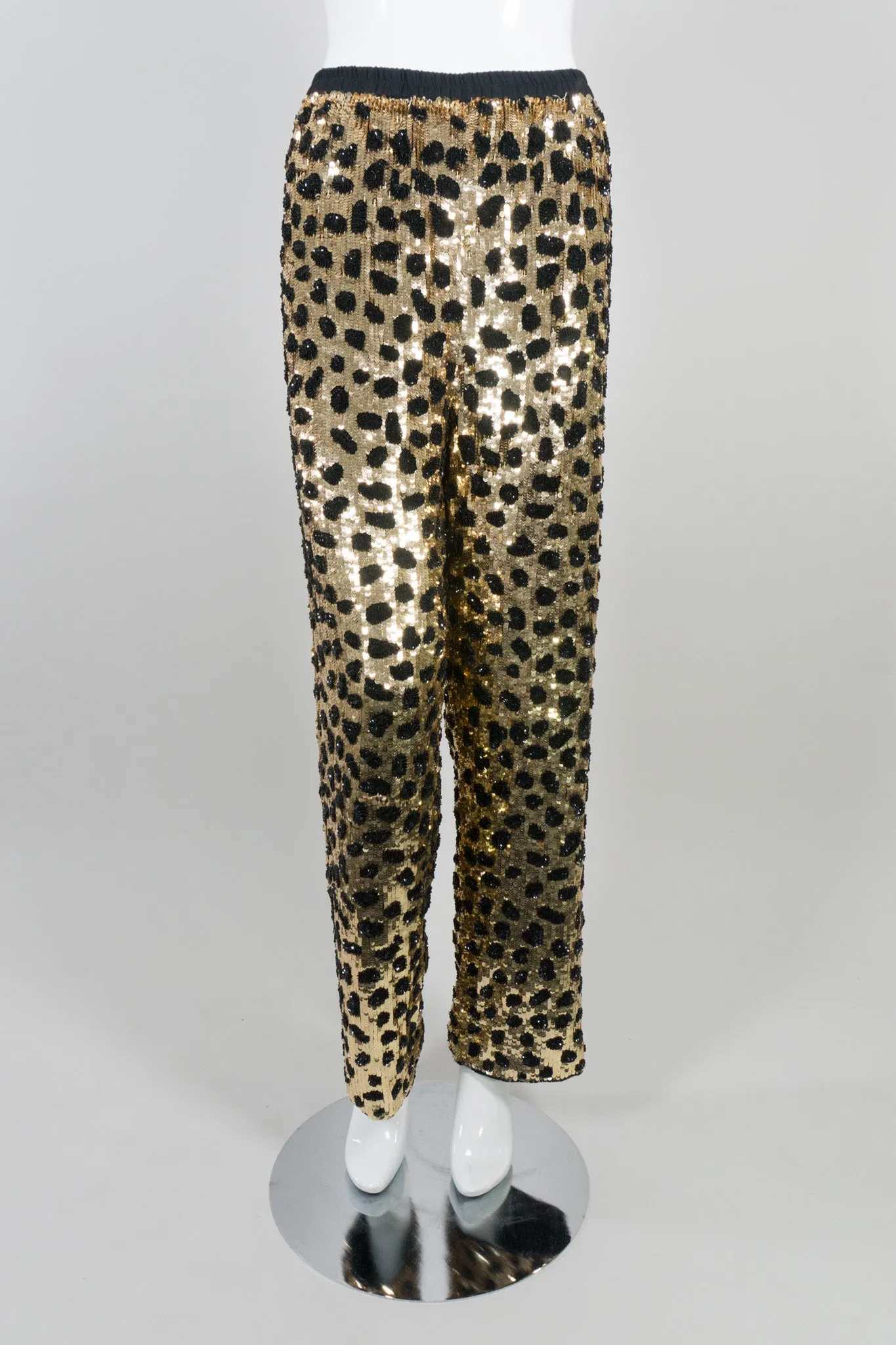Leopard Sequined Pant