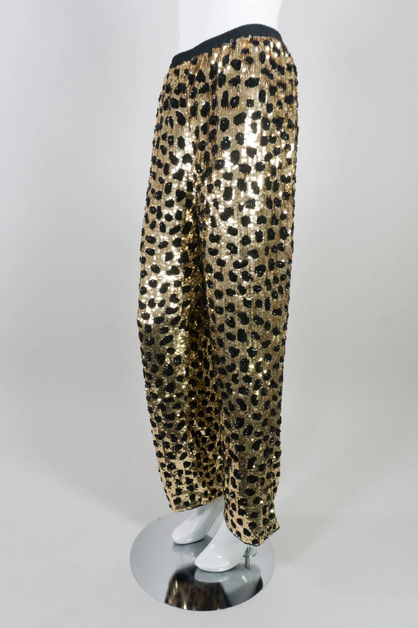 Leopard Sequined Pant