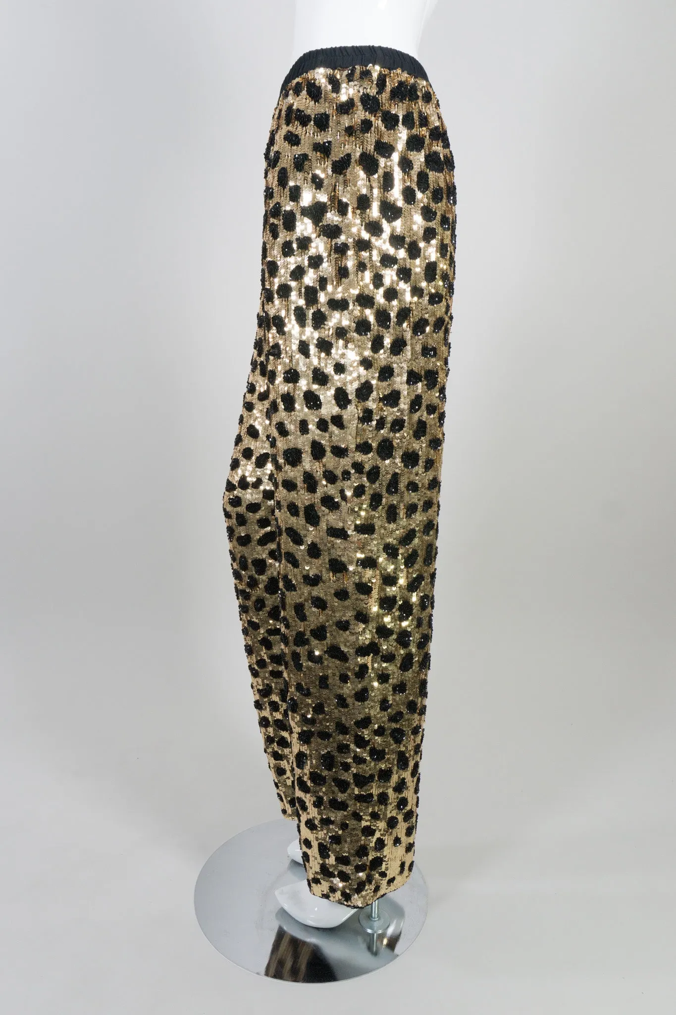 Leopard Sequined Pant