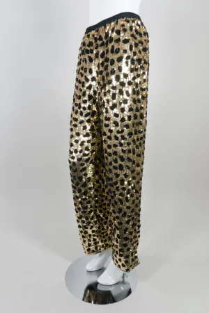 Leopard Sequined Pant