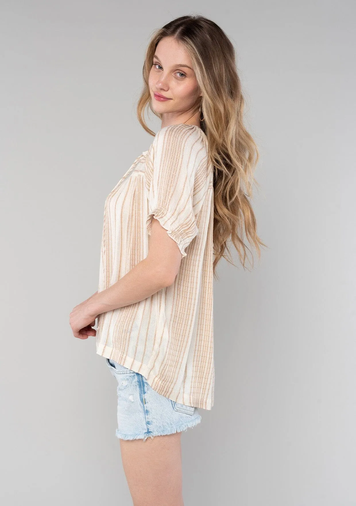 Luellen Puff Sleeve Top