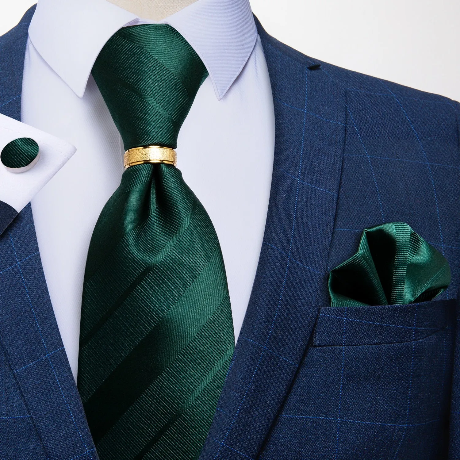 Luxury Striped Silk Woven Ties