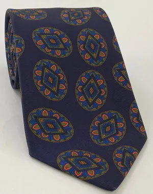 Macclesfield Printed Silk Tie MCT-747