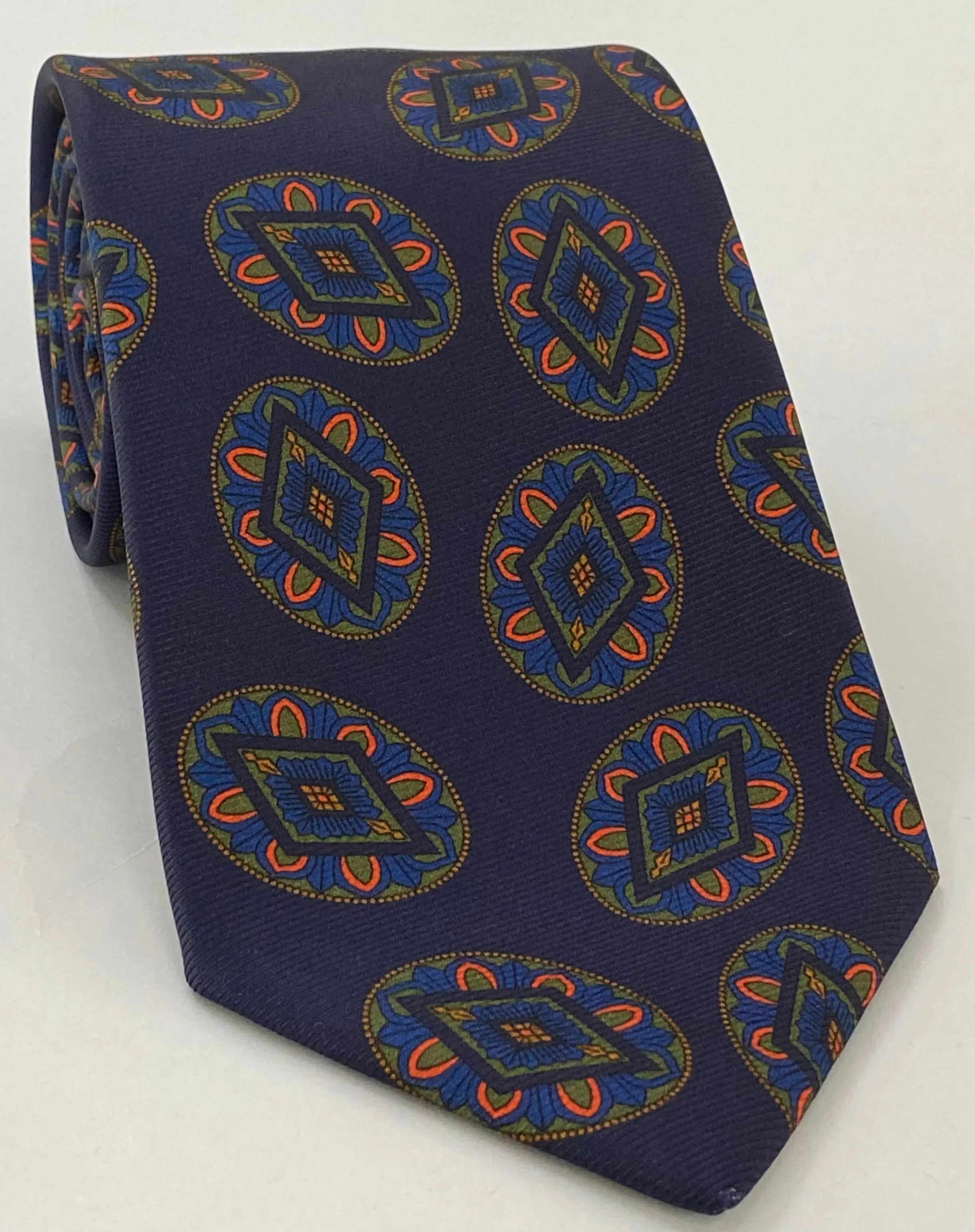 Macclesfield Printed Silk Tie MCT-747