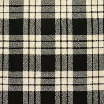 MacFarlane Black & White Ancient Tartan Pre-Tied Bow Tie